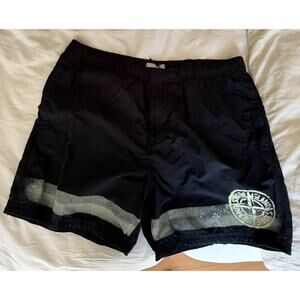 Stone Island Marina Swim Trunk XXL NWOT Black